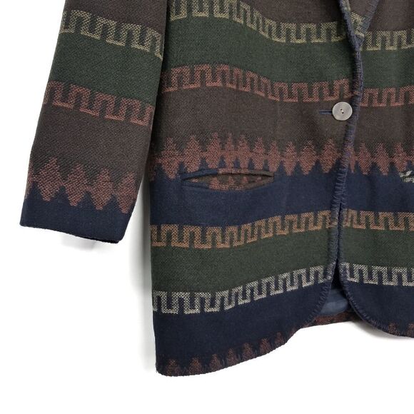 Vintage First Option Southwest Wool Blend Blazer - Picture 4 of 11